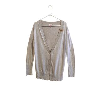 Mossimo Women's Long Sleeve Cardigan Size XL Khaki Button-Up Sweater